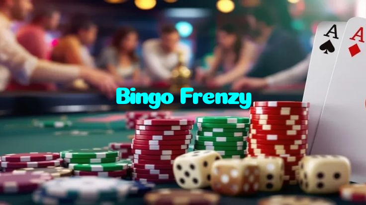 Bingo Frenzy casino presented on mobile device in Pakistan with slots and live games