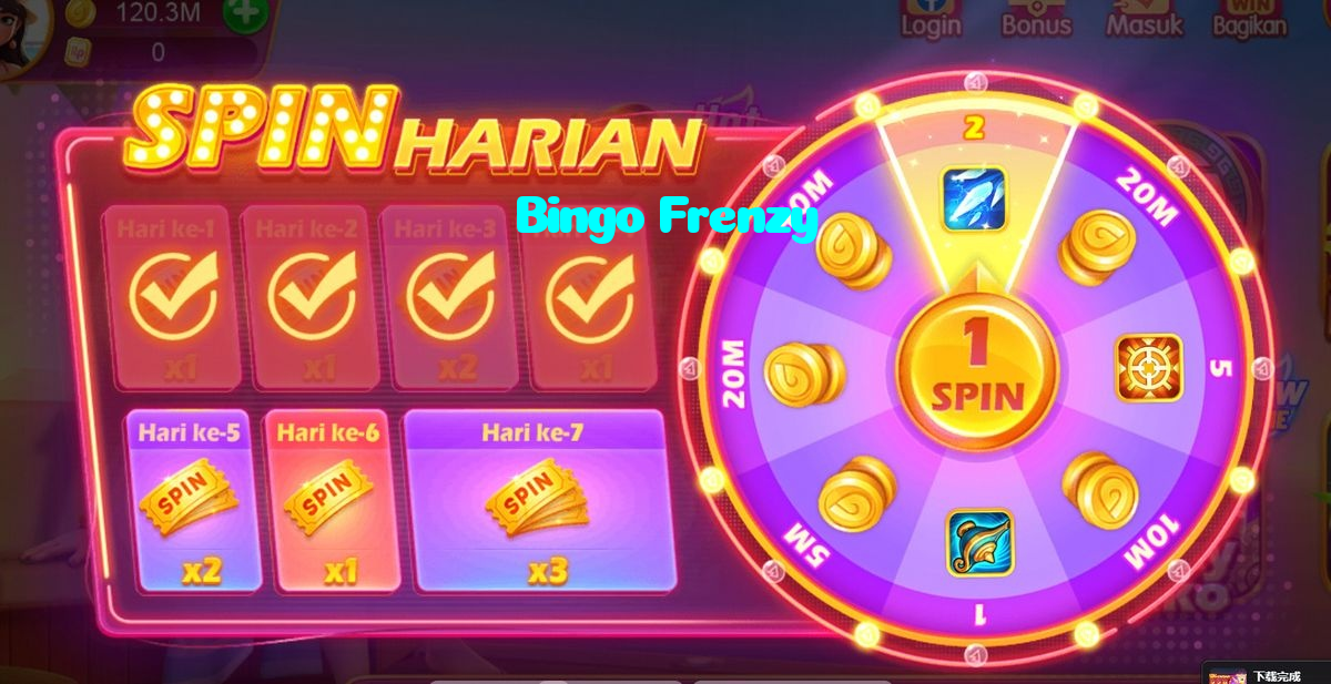 available types of Bingo Frenzy bet including pre-match live express and system bets